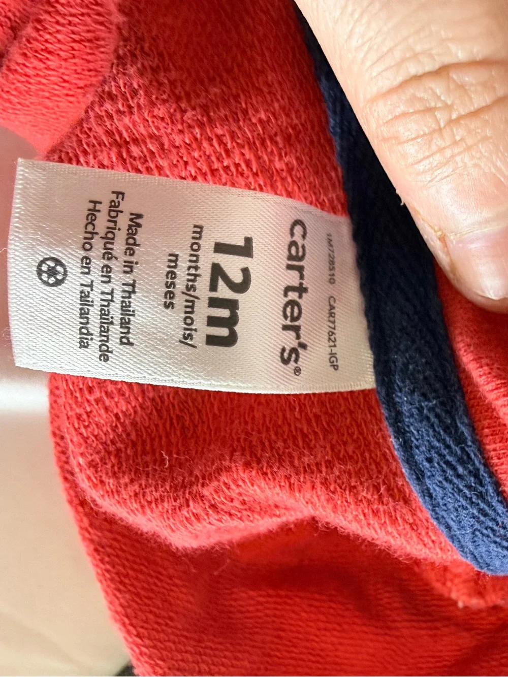 Carter’s Baby Girl Red Heart Print Cotton Cardigan Jacket Size 12 Months